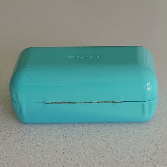 Tiffany & Co. Light Turquoise Blue Hard Clamshell Glasses Case (CASE ONLY) - Picture 7 of 16